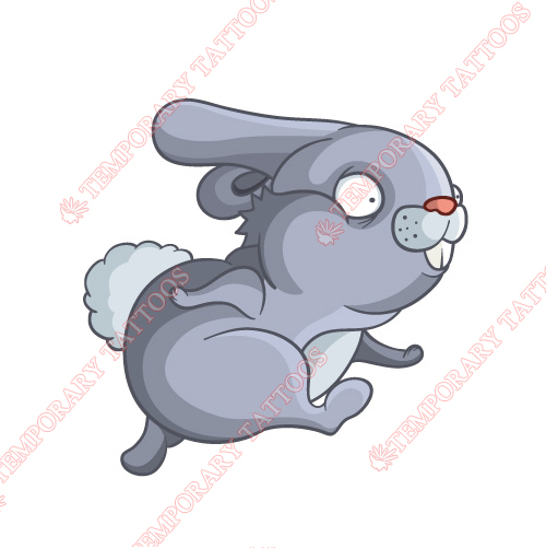 Rabbit Customize Temporary Tattoos Stickers NO.8939